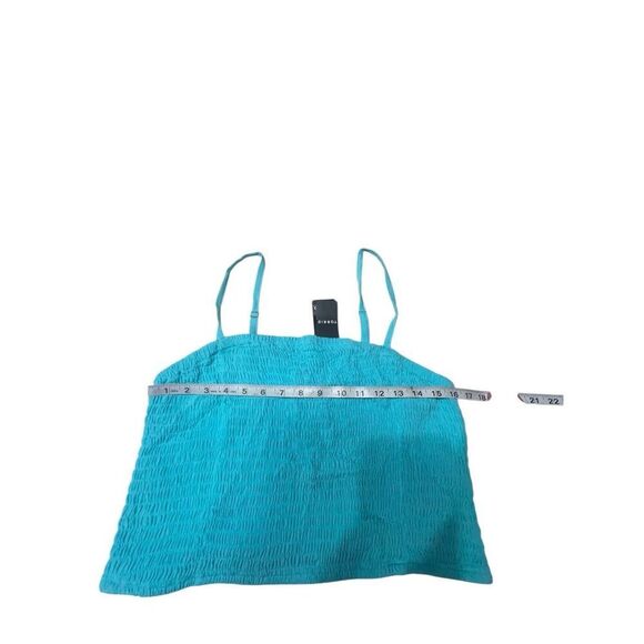 Torrid  Gauze Crop  halter top Sz 0 (L-XL) NWT - Picture 7 of 7